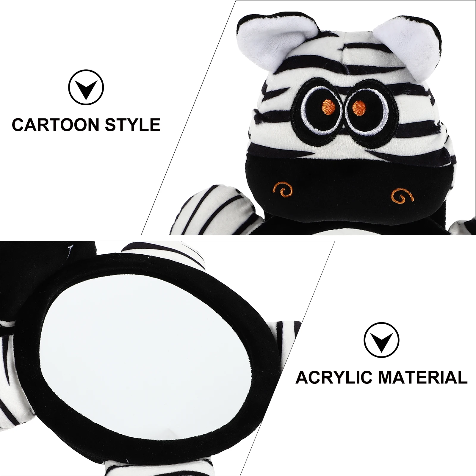 1Pcs Baby Observation Mirror Zebra Pattern Child Seat Reverse Reflector Car Backseat Rearview Mirror Cartoon Animal
1Pcs Baby Observation Mirror Zebra Pattern Child Seat Reverse Reflector Car Backseat Rearview Mirror Cartoon Animal