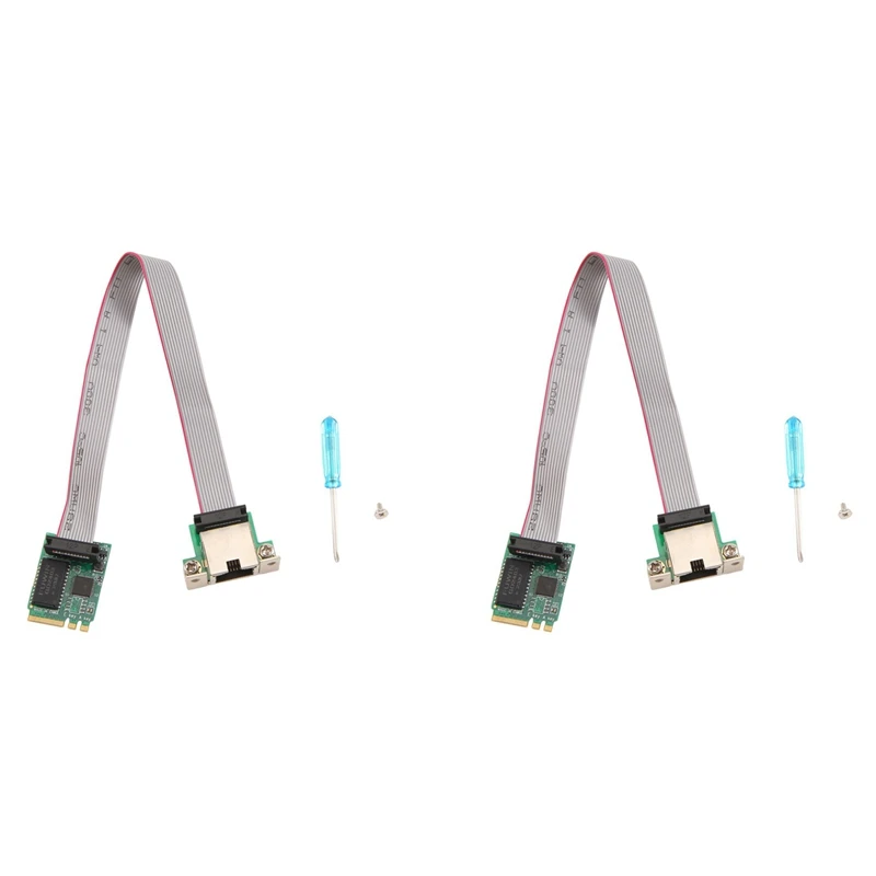 New-2X M.2 A+E KEY 2.5G Ethernet LAN Card RTL8125B Industrial Control Network Card M.2 Gigabit Ethernet Network Card
New-2X M.2 A+E KEY 2.5G Ethernet LAN Card RTL8125B Industrial Control Network Card M.2 Gigabit Ethernet Network Card