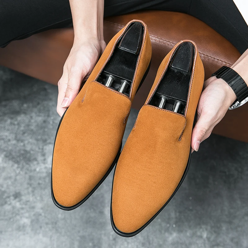 Suede Leather Shoes Men Mules Classic Business For Male Luxury Driving Shoes Men Loafers Design Shoes Slip-On Men Dress Shoes
Suede Leather Shoes Men Mules Classic Business For Male Luxury Driving Shoes Men Loafers Design Shoes Slip-On Men Dress Shoes
