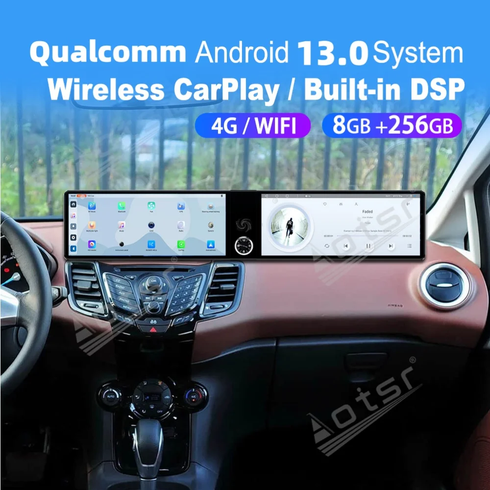 12,3-дюймовый двойной экран Qualcomm Carplay Android автомобильный мультимедийный автомобильный для Ford Fiesta 2009 ~ 2014 GPS навигационный автомобильный радиоприемник
12,3-дюймовый двойной экран Qualcomm Carplay Android автомобильный мультимедийный автомобильный для Ford Fiesta 2009 ~ 2014 GPS навигационный автомобильный радиоприемник