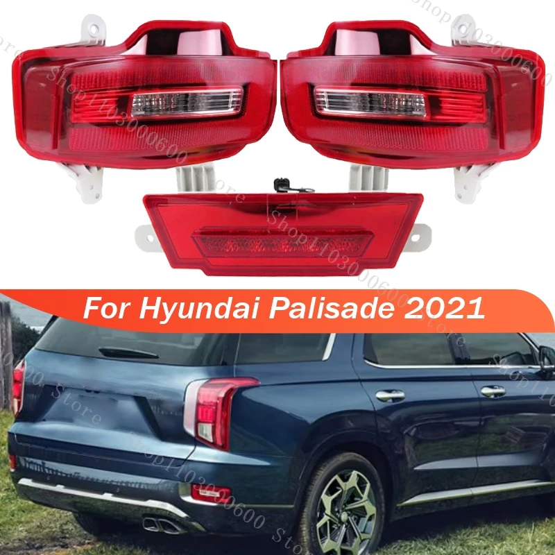 Car Rear Bumper Reflactor Light For Hyundai Palisade 2021 Rear Bar Light Reversing Lamp Brake Signal Lights Taillight
Car Rear Bumper Reflactor Light For Hyundai Palisade 2021 Rear Bar Light Reversing Lamp Brake Signal Lights Taillight