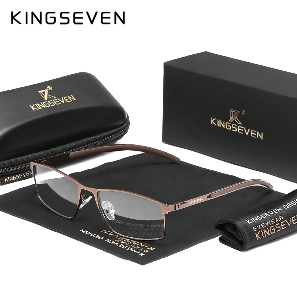 Очки KINGSEVEN с защитой от синего света для мужчин и женщин, высококачественные титановые компьютерные защитные очки с защитой от синих лучей, оправы для очков
Очки KINGSEVEN с защитой от синего света для мужчин и женщин, высококачественные титановые компьютерные защитные очки с защитой от синих лучей, оправы для очков