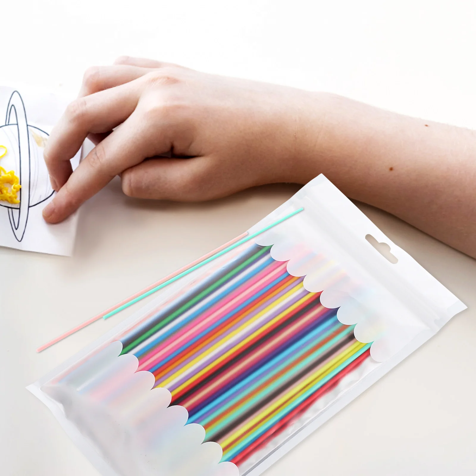 110Pcs 3D Pen Filament Refills 22 Colors 2.5mm Pcl Filament for Printing Use Reliable Extrusion for Artistic Designs
110Pcs 3D Pen Filament Refills 22 Colors 2.5mm Pcl Filament for Printing Use Reliable Extrusion for Artistic Designs