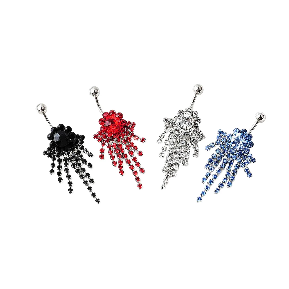 4pcs Belly Piercing Rings Dangle Tassel Woman Button Ring Body Jewelry Fake Septum Navel Piercings Elegant Fashion
4pcs Belly Piercing Rings Dangle Tassel Woman Button Ring Body Jewelry Fake Septum Navel Piercings Elegant Fashion