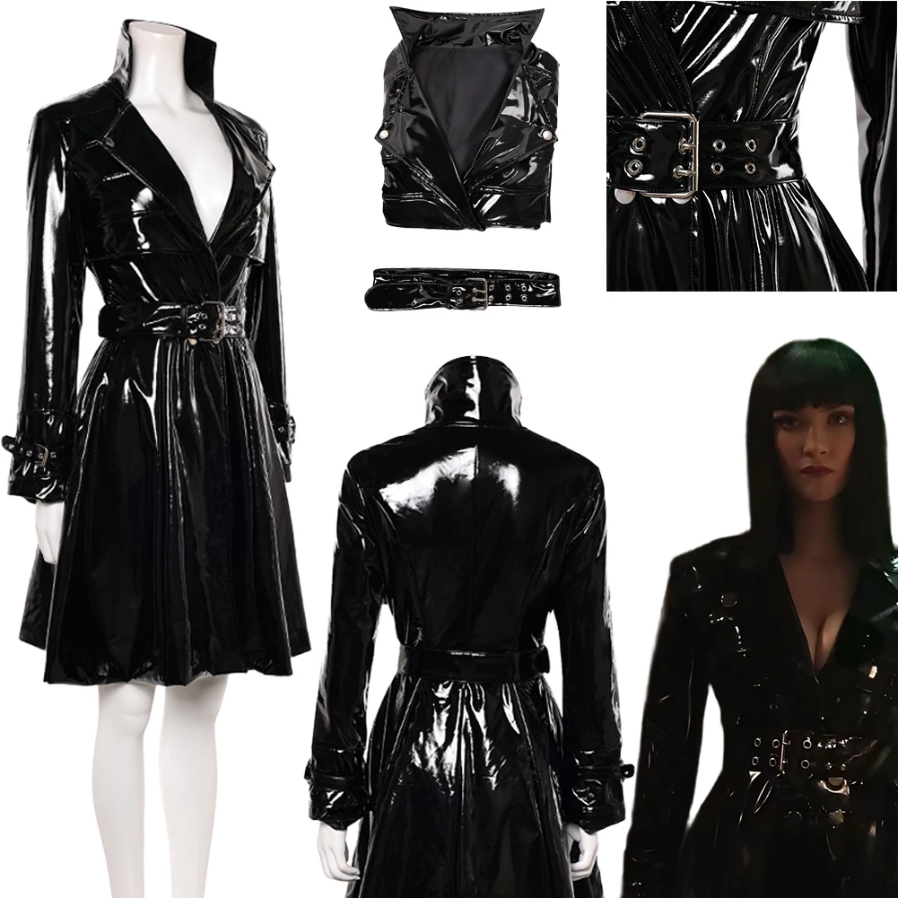 Fantasia Pirate Nico Robin Cosplay Black PU Leather Dress Anime Pirate Women Disfraz Costume Female Halloween Carnival Clothes
Fantasia Pirate Nico Robin Cosplay Black PU Leather Dress Anime Pirate Women Disfraz Costume Female Halloween Carnival Clothes