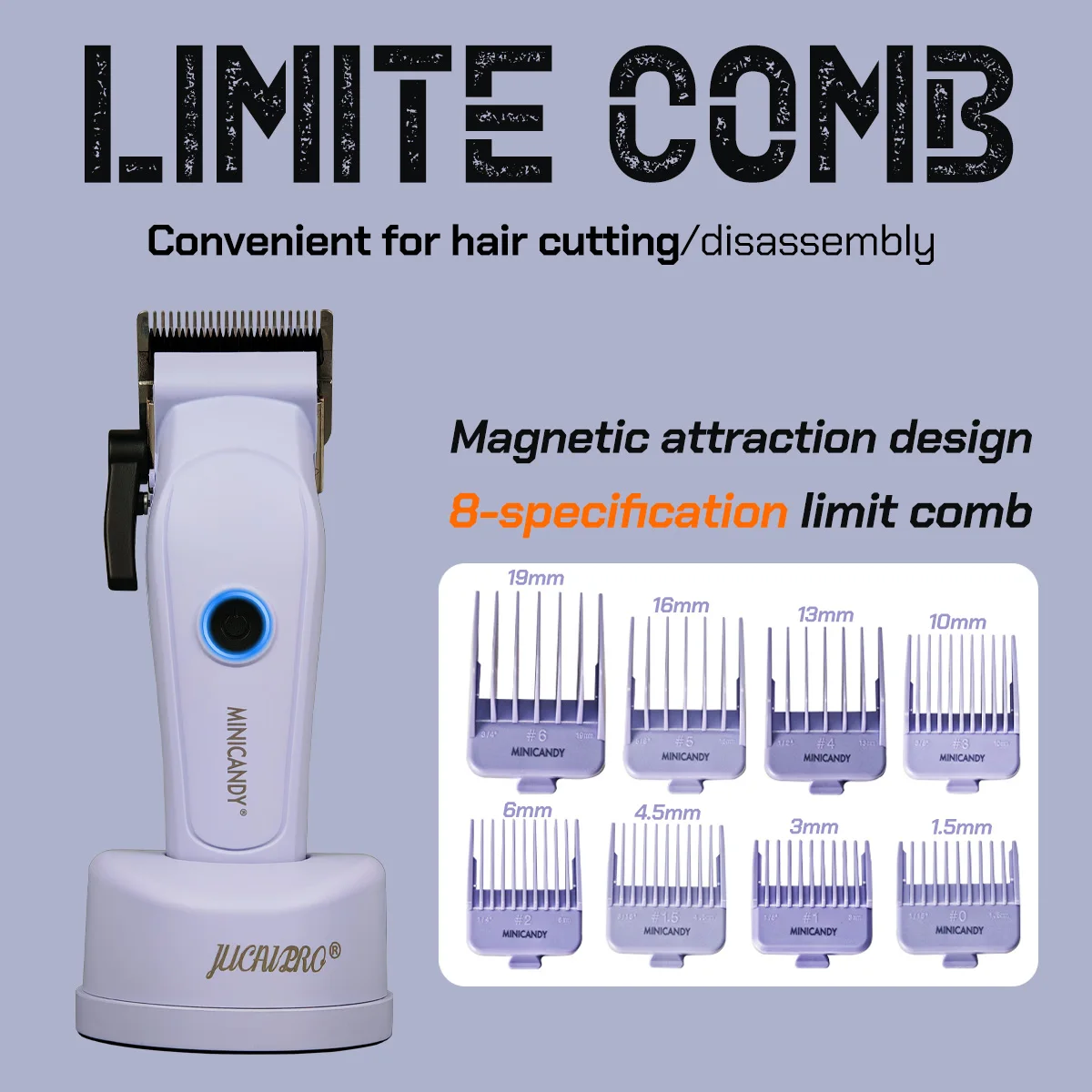 Professional hair salon carving hair clipper JUCAI JC-06 7200RPM men's hair trimmer beard trimming tool purple shaver
Professional hair salon carving hair clipper JUCAI JC-06 7200RPM men's hair trimmer beard trimming tool purple shaver