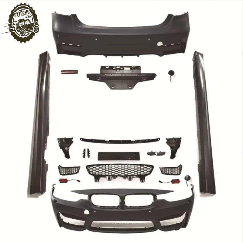 F30 Whole Body Kit for BMW 3 Series Car Bumper with Front Bumper Fender Side Skirts Rear Bumper and Diffuser Auto Parts to M3
F30 Whole Body Kit for BMW 3 Series Car Bumper with Front Bumper Fender Side Skirts Rear Bumper and Diffuser Auto Parts to M3