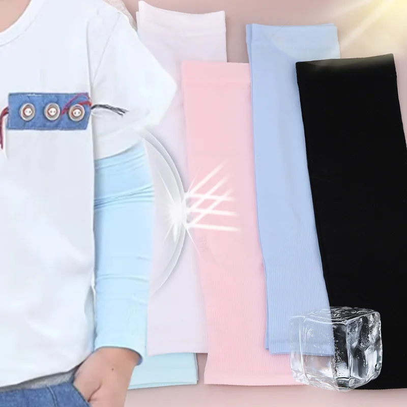 Kids Summer Ice Silk Sun-Protection Sleeve Girls Boys Elastic Cool&Comfortable Feeling Beach Fingerless Straight Tube Sleeve2025
Kids Summer Ice Silk Sun-Protection Sleeve Girls Boys Elastic Cool&Comfortable Feeling Beach Fingerless Straight Tube Sleeve2025