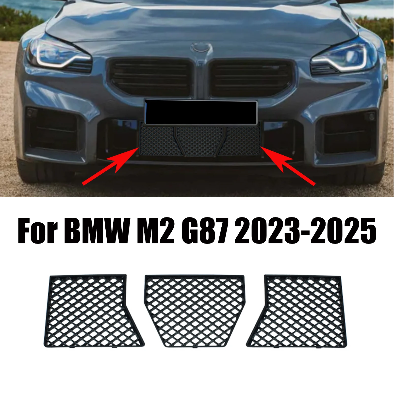 Front Bumper Centre Radiator Lower Grille Mesh Protection Guard For BMW M2 G87 2023-2025 Matte Glossy Black Carbon Fiber Look
Front Bumper Centre Radiator Lower Grille Mesh Protection Guard For BMW M2 G87 2023-2025 Matte Glossy Black Carbon Fiber Look