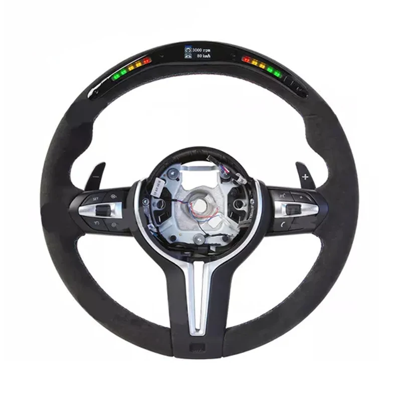 Suitable for BMW 1 to 4 series 3 series GT X1 M3 M5 car modified LED flip leather steering wheel
Suitable for BMW 1 to 4 series 3 series GT X1 M3 M5 car modified LED flip leather steering wheel