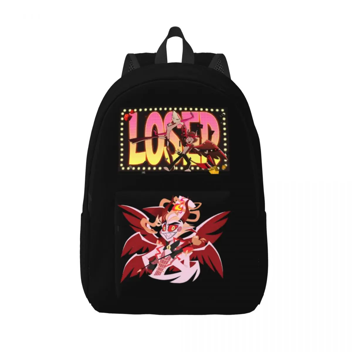 Hell Hotel Lucifer Backpack for Men Women Casual High School Hiking Daypack Anime Manga Tv Series Laptop Canvas Bags Durable
Hell Hotel Lucifer Backpack for Men Women Casual High School Hiking Daypack Anime Manga Tv Series Laptop Canvas Bags Durable