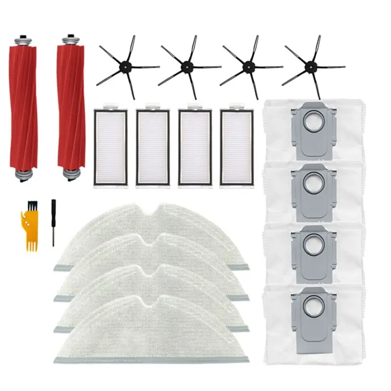 Запасные части для робота-пылесоса Xiaomi Roborock Q7 Max, Q7 Max+, Q7 Plus, T8: HEPA-фильтр, основная щетка, боковая щетка, насадка для влажной уборки
Запасные части для робота-пылесоса Xiaomi Roborock Q7 Max, Q7 Max+, Q7 Plus, T8: HEPA-фильтр, основная щетка, боковая щетка, насадка для влажной уборки