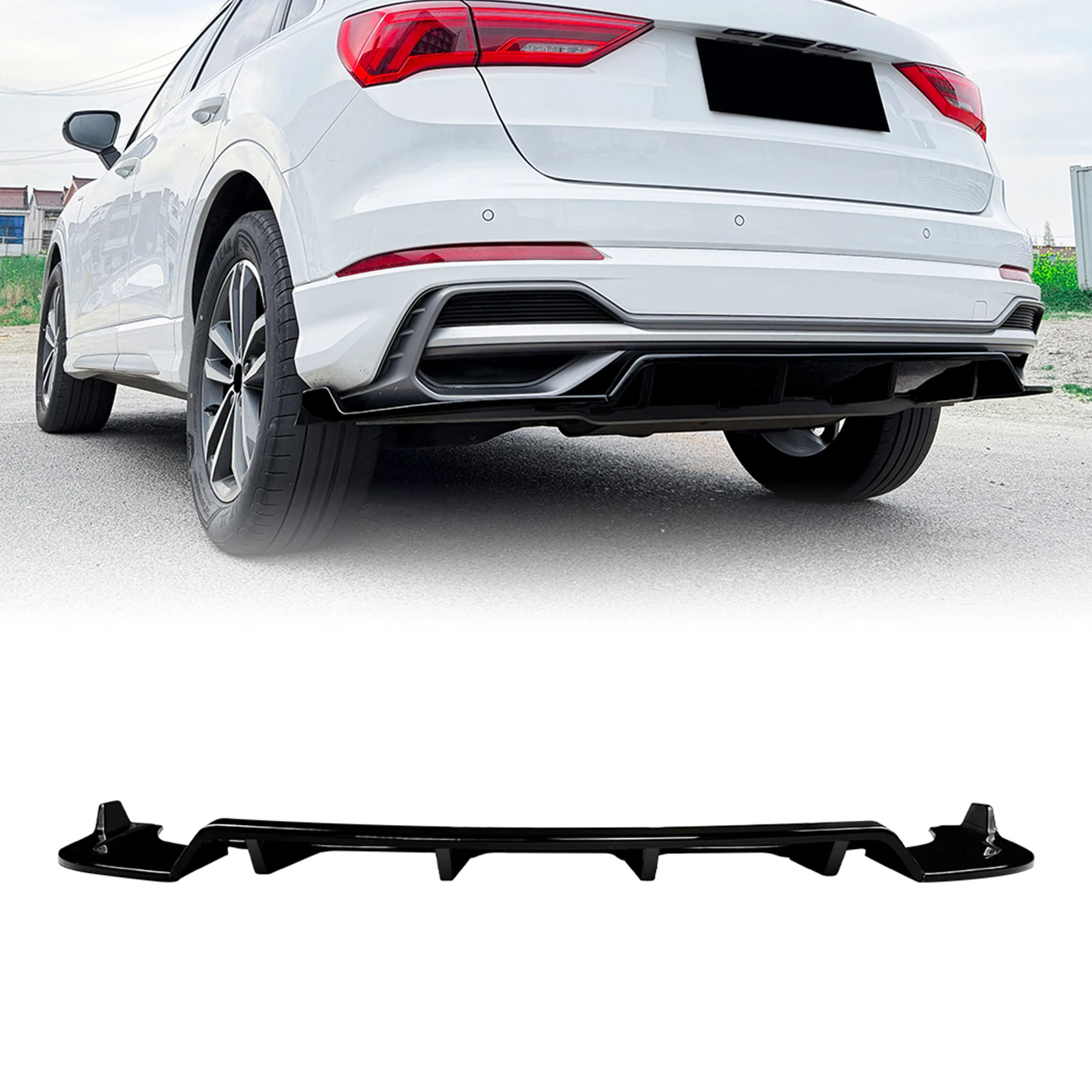 For Audi Q3 F3 Sline 2019-2026 S-Line Rear Bumper Diffuser Lip Gloss Black/Carbon Fiber Look Boot Lower Spoiler Splitter Guard
For Audi Q3 F3 Sline 2019-2026 S-Line Rear Bumper Diffuser Lip Gloss Black/Carbon Fiber Look Boot Lower Spoiler Splitter Guard