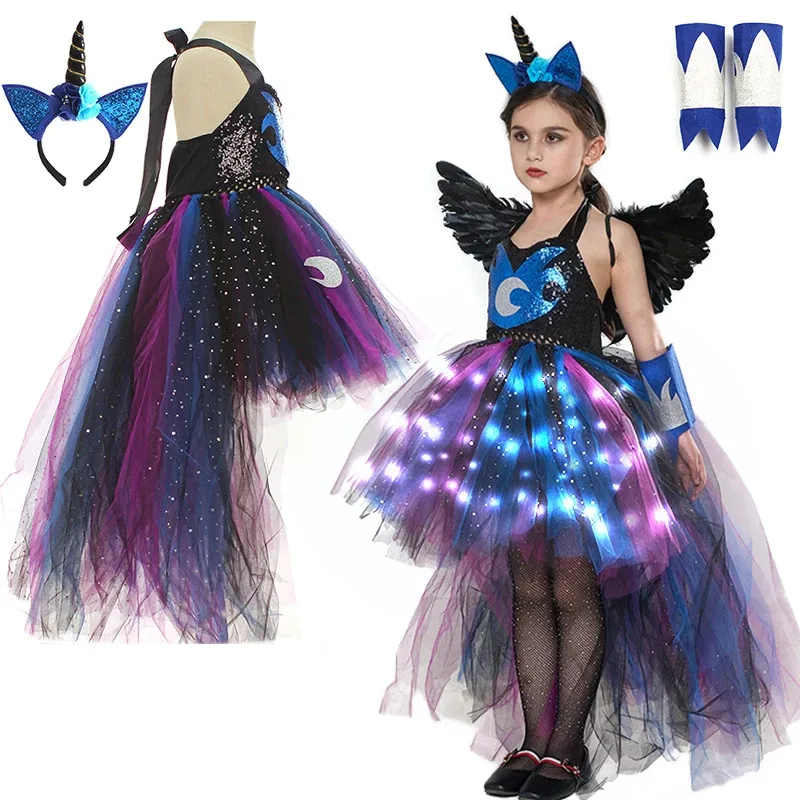 XT8Halloween Cosplay Kids Floor Length Tail Unicorn Dress for Girls Nightmare Carnival Moon Princess Luna Party Masquerade XT6@!
XT8Halloween Cosplay Kids Floor Length Tail Unicorn Dress for Girls Nightmare Carnival Moon Princess Luna Party Masquerade XT6@!