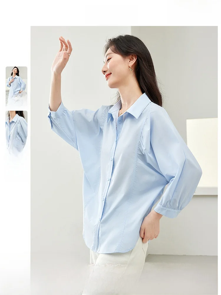 Женская рубашка Ele Simple Design: Новинка осени, модная повседневная рубашка на пуговицах, приталенный крой для офиса
Женская рубашка Ele Simple Design: Новинка осени, модная повседневная рубашка на пуговицах, приталенный крой для офиса