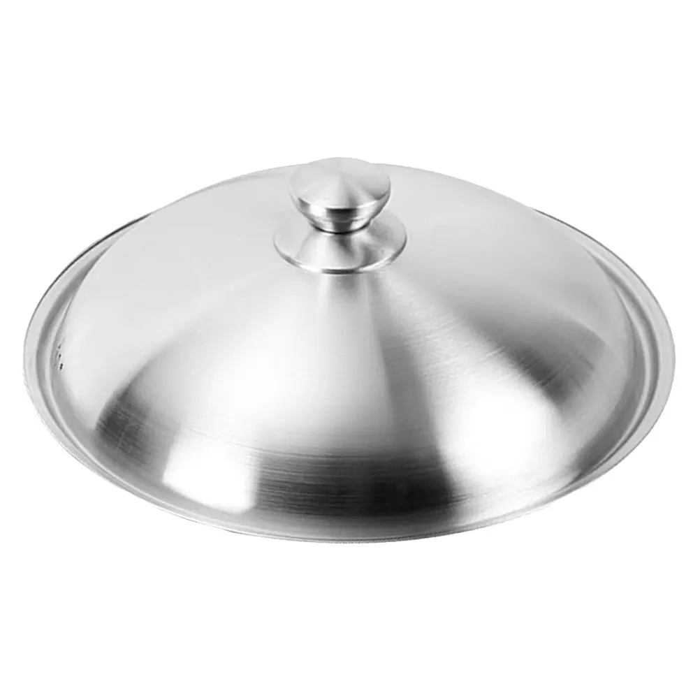 Stainless Steel Pot Lid BBQ Dome Cover Food Household Grill Basting Protector Serving
Stainless Steel Pot Lid BBQ Dome Cover Food Household Grill Basting Protector Serving