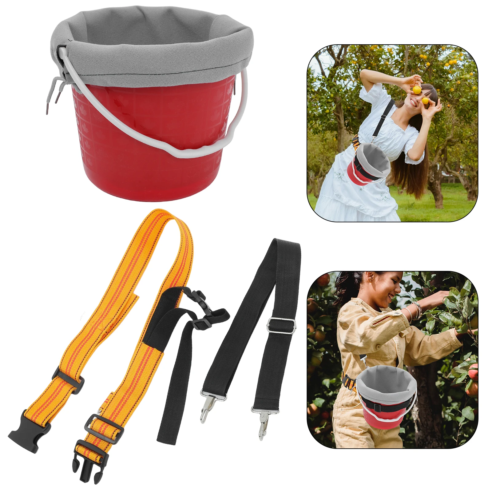 Portable Fruit Picking Basket With Adjustable Strap Harvesting Basket Garden Tools For Cherry Blueberry Tomato Cucumber Chili
Portable Fruit Picking Basket With Adjustable Strap Harvesting Basket Garden Tools For Cherry Blueberry Tomato Cucumber Chili