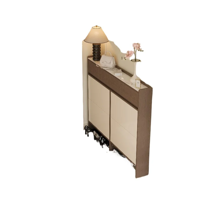 Medieval cream style shoe cabinet, solid wood new ultra-thin entry door storage cabinet, entrance tipping bucket shoe storage
Medieval cream style shoe cabinet, solid wood new ultra-thin entry door storage cabinet, entrance tipping bucket shoe storage