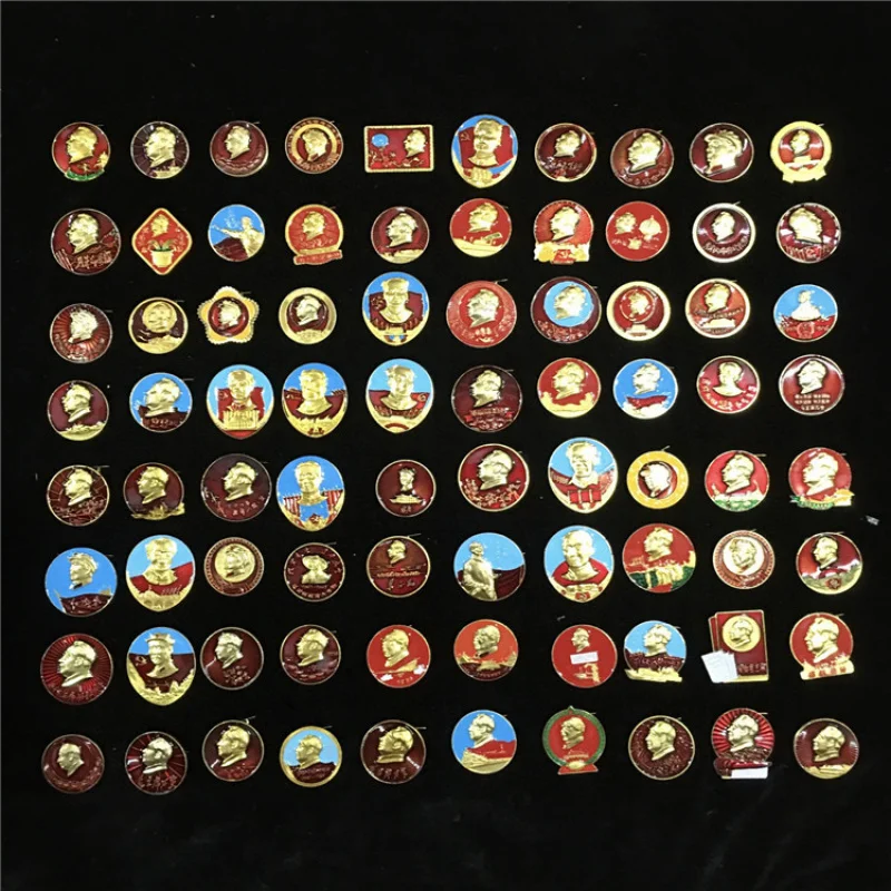 Vintage-style Chairman Mao badge from the Cultural Revolution period, metal crafts, retro enamel finish, wholesale
Vintage-style Chairman Mao badge from the Cultural Revolution period, metal crafts, retro enamel finish, wholesale