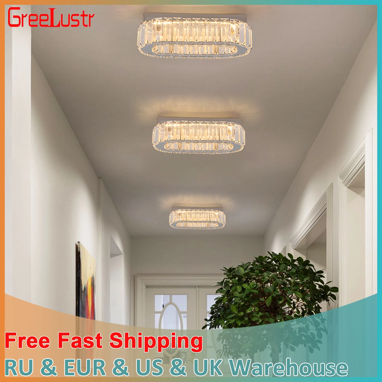 Modern Led Ceiling Lamp Crystal Oval Design Wall Light Chandelier Living Dining Room Decor Lustre Bedroom Indoor Fixture
Modern Led Ceiling Lamp Crystal Oval Design Wall Light Chandelier Living Dining Room Decor Lustre Bedroom Indoor Fixture