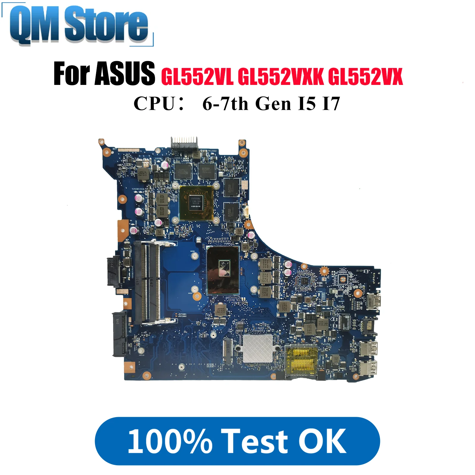 GL552VW Материнская плата для ноутбука ASUS ROG FX-PRO ZX50V GL552VX GL552V GL552VXK Материнская плата для ноутбука с процессором I5 I7 100% tests OK stk
GL552VW Материнская плата для ноутбука ASUS ROG FX-PRO ZX50V GL552VX GL552V GL552VXK Материнская плата для ноутбука с процессором I5 I7 100% tests OK stk