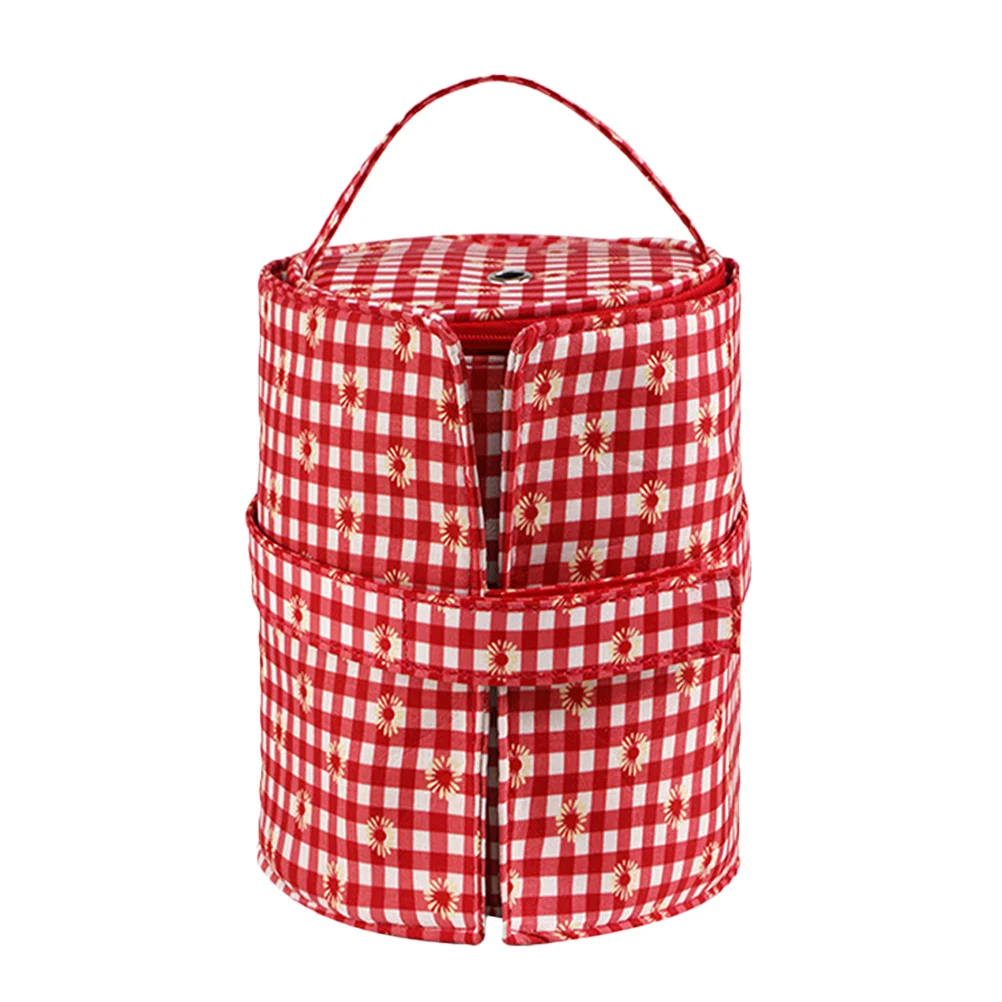 Portable Hook Needle Storage Bag Red White Gingham Daisy Knitting ganizer Tote Case for Crochet Yarn Sewing Tools Pouch
Portable Hook Needle Storage Bag Red White Gingham Daisy Knitting ganizer Tote Case for Crochet Yarn Sewing Tools Pouch
