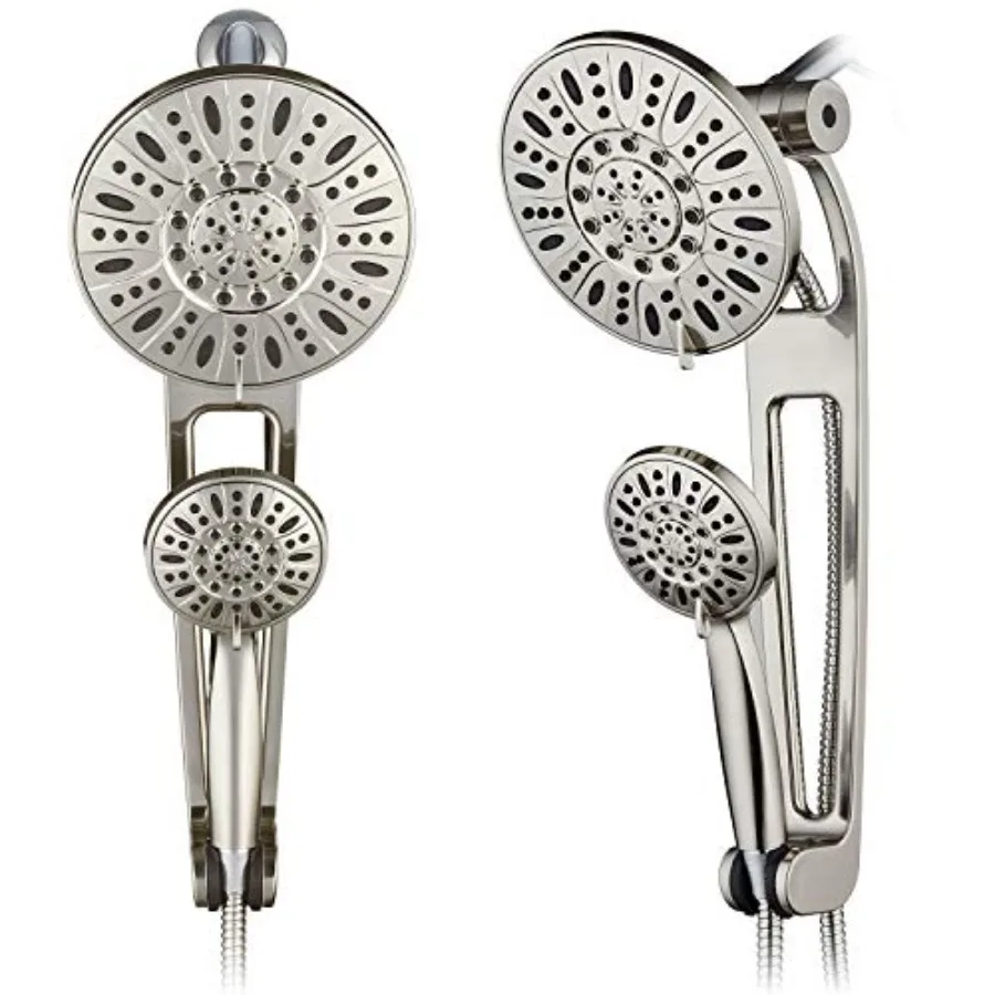 High-Pressure 48-Mode 3-Way Shower Spa Combo with Adjustable 18-Inch Extension Arm
High-Pressure 48-Mode 3-Way Shower Spa Combo with Adjustable 18-Inch Extension Arm