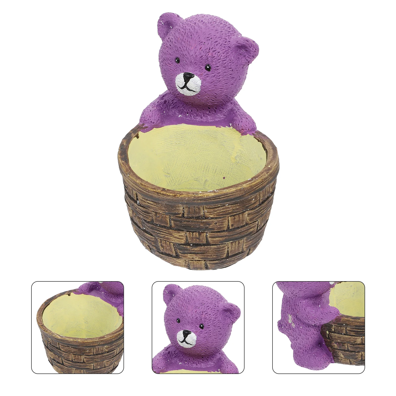 1Pcs Cartoon Bear Flowerpot Resin Small Lovely Planter for Indoor Outdoor Succulents Desktop Ornament Home Garden Decor
1Pcs Cartoon Bear Flowerpot Resin Small Lovely Planter for Indoor Outdoor Succulents Desktop Ornament Home Garden Decor