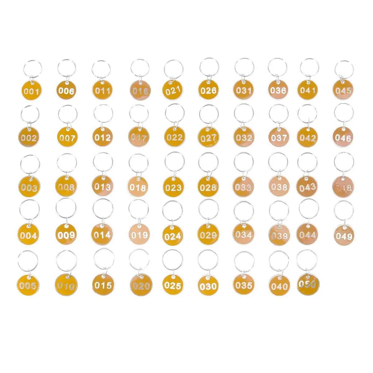 50pcs Key Ring Labels Metal Number Plates Luggage ID Tags Storage Tabs Durable Aluminum Ideal for Keys Hotels L Agents
50pcs Key Ring Labels Metal Number Plates Luggage ID Tags Storage Tabs Durable Aluminum Ideal for Keys Hotels L Agents