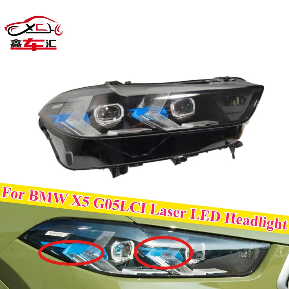 Fit For BMW X5 G05LCI Headlight 2023-2026 G05 G06 F95 F96 Headlights For BMW X5M X6M Headlight Laser LED Headlight Assembly Blue
Fit For BMW X5 G05LCI Headlight 2023-2026 G05 G06 F95 F96 Headlights For BMW X5M X6M Headlight Laser LED Headlight Assembly Blue