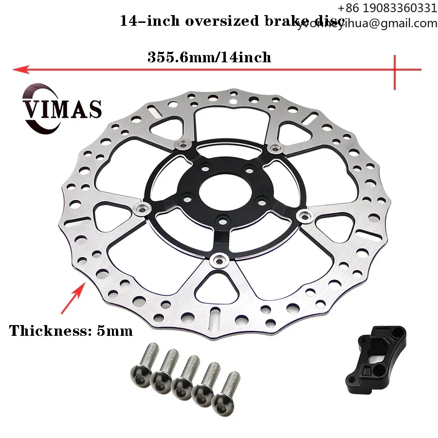 High-performance Oversized 14-inch Front Floating Brake Disc For Harley-Davidson Years 2014-2023
High-performance Oversized 14-inch Front Floating Brake Disc For Harley-Davidson Years 2014-2023