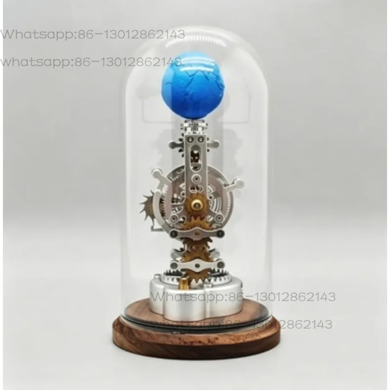 Metal Tourbillon Precision Mechanical Model Dynamic Art Crafts
Metal Tourbillon Precision Mechanical Model Dynamic Art Crafts
