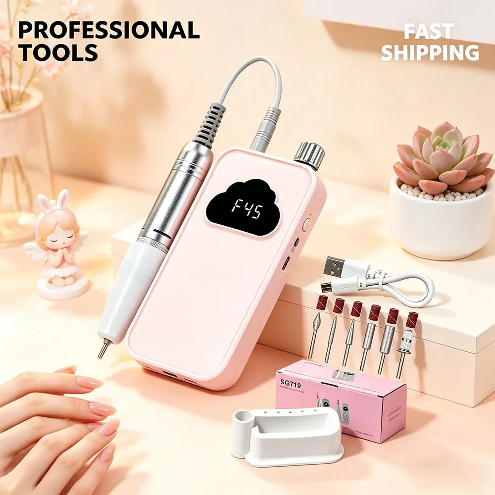 Upgraded Gradient Color Nail Drill 45000RPM Rechargeable Electric Manicure Sander
Upgraded Gradient Color Nail Drill 45000RPM Rechargeable Electric Manicure Sander