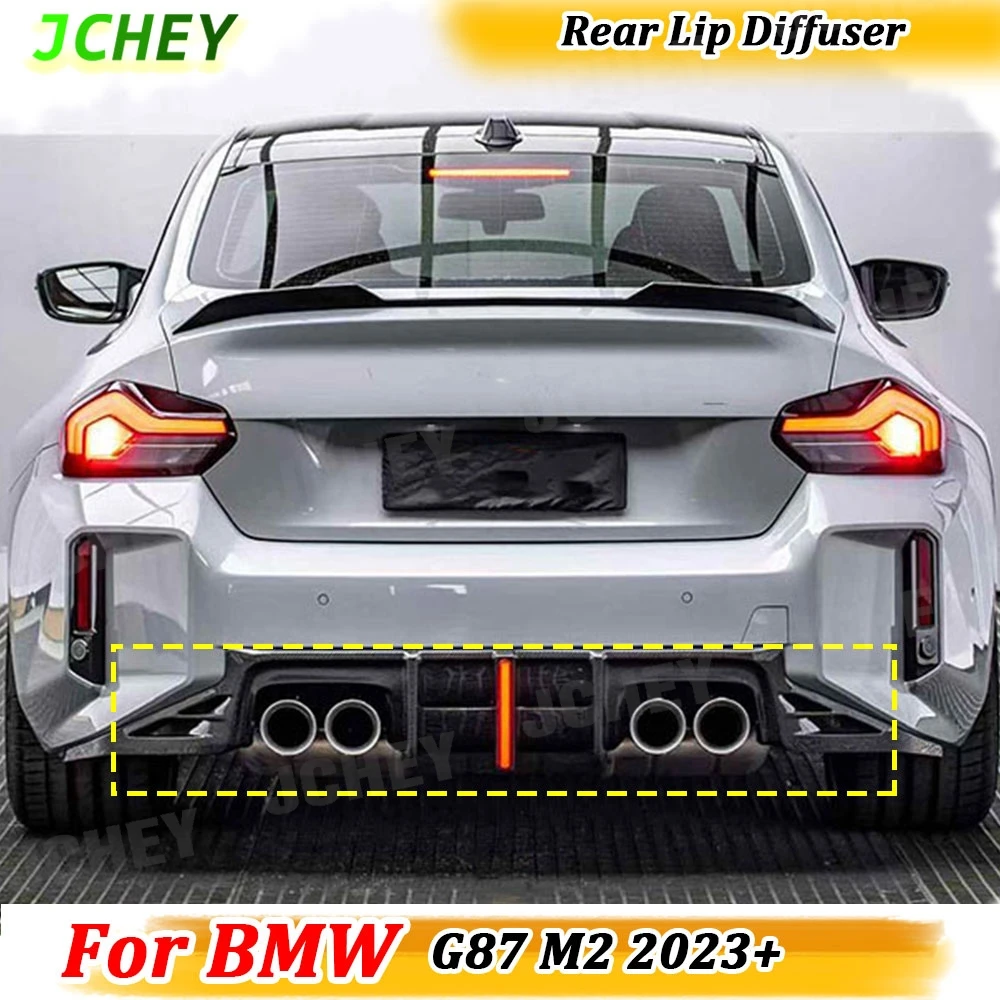 Car Rear Bumper Lip Diffuser With LED light for BMW G87 M2 2023+ Real Carbon Fiber Rear Bumper Extension Bodykit Accessories FRP
Car Rear Bumper Lip Diffuser With LED light for BMW G87 M2 2023+ Real Carbon Fiber Rear Bumper Extension Bodykit Accessories FRP