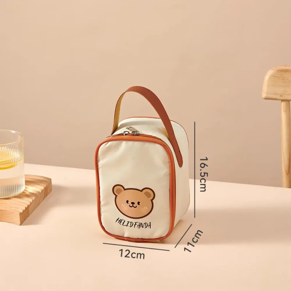 Portable Insulated Lunch Bag Cute Bear Large Capacity Thermal Food Container Bag Waterproof Camping Picnic Bag
Portable Insulated Lunch Bag Cute Bear Large Capacity Thermal Food Container Bag Waterproof Camping Picnic Bag