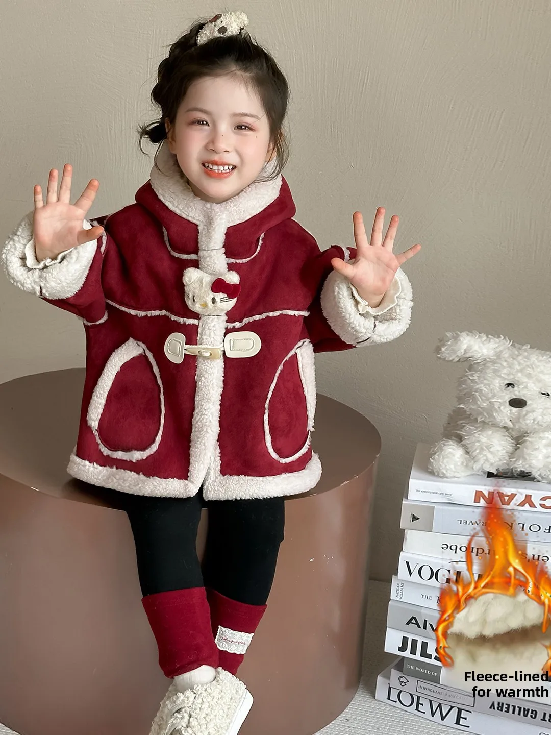 Детское зимнее пальто Thiened из меха и кожи для девочек, теплое пальто-стойка в корейском стиле, длинное свечение с кетом
Детское зимнее пальто Thiened из меха и кожи для девочек, теплое пальто-стойка в корейском стиле, длинное свечение с кетом