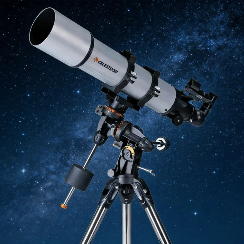 Телескоп-рефрактор Celestron 102EQ Achromatic 102/660 мм с немецкой экваториальной монтировкой EQ3MR4 и регулируемым кронштейном из нержавеющей стали
Телескоп-рефрактор Celestron 102EQ Achromatic 102/660 мм с немецкой экваториальной монтировкой EQ3MR4 и регулируемым кронштейном из нержавеющей стали