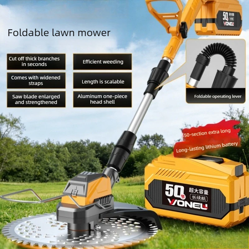 New Electric Lawn Mower Small Home Lithium Battery Powered High Power Grass Cutting Machine
New Electric Lawn Mower Small Home Lithium Battery Powered High Power Grass Cutting Machine