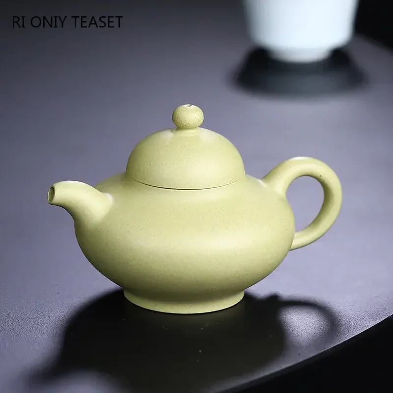 180ml Chinese Yixing High-end Purple Clay Teapots Famous Handmade Tea Pot Raw Ore Green Mud Kettle Zisha Tea Set Collection Gift
180ml Chinese Yixing High-end Purple Clay Teapots Famous Handmade Tea Pot Raw Ore Green Mud Kettle Zisha Tea Set Collection Gift