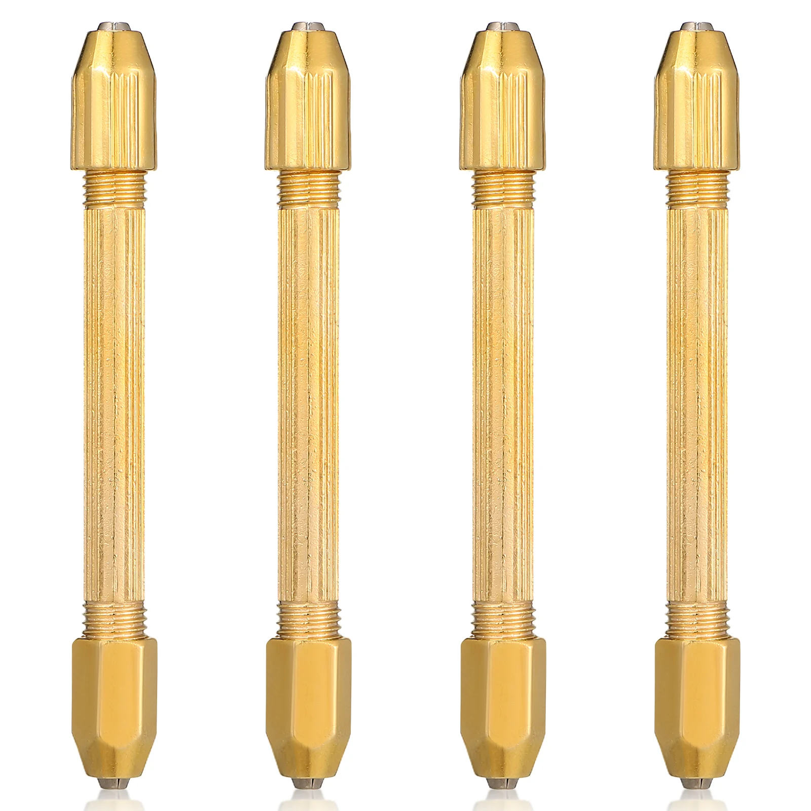 4Pcs Hand Drill Chuck Watchmakers Pin Vise Jewelry Accessories Carving Tool DoubleHead Mini Premium Material Practical
4Pcs Hand Drill Chuck Watchmakers Pin Vise Jewelry Accessories Carving Tool DoubleHead Mini Premium Material Practical