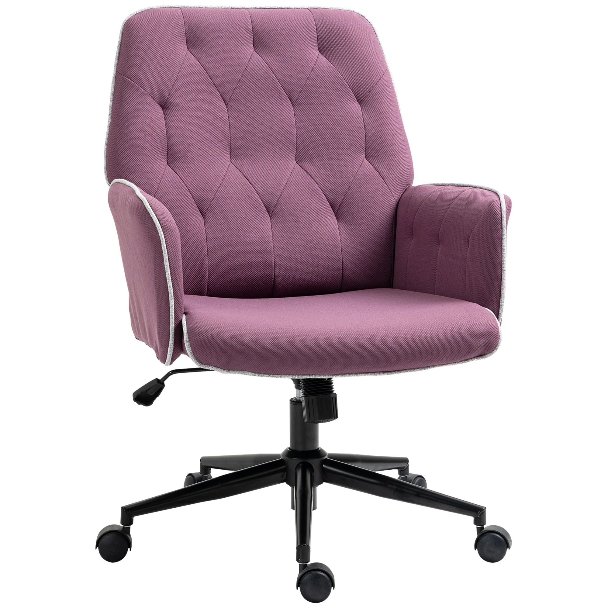 Vinsetto Velvet Home Office Chair, Button Tufted Desk Chair with Padded Armrests, Adjustable Height and Swivel Wheels, Black
Vinsetto Velvet Home Office Chair, Button Tufted Desk Chair with Padded Armrests, Adjustable Height and Swivel Wheels, Black