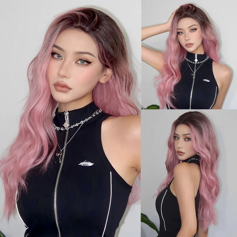 Synthetic Pink Hair Wigs Ombre Pink Wigs Middle Part Long Wavy Wig for Women Heat Resistant Fake Hair Pink Party Cosplay Wig
Synthetic Pink Hair Wigs Ombre Pink Wigs Middle Part Long Wavy Wig for Women Heat Resistant Fake Hair Pink Party Cosplay Wig