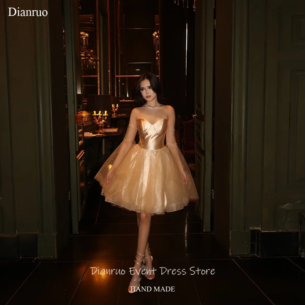 Dianruo Girly Gold Sweetheart Prom Dresses Glitter Tulle A Line Birthday Dress Sparkly Satin випускні сукні Custo
Dianruo Girly Gold Sweetheart Prom Dresses Glitter Tulle A Line Birthday Dress Sparkly Satin випускні сукні Custo