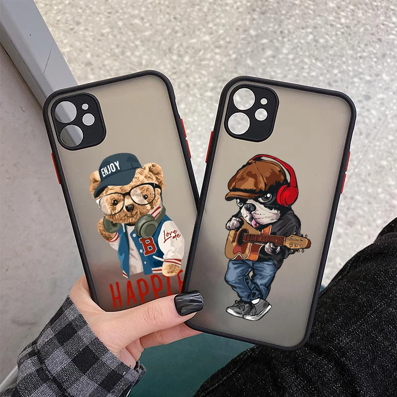 Luxury Brand Fashion Bear Phone Case For iphone 11 12 13 14 15 16 Pro Max 13 Mini 16 15 14 Plus Hard PC Protection bumper Case
Luxury Brand Fashion Bear Phone Case For iphone 11 12 13 14 15 16 Pro Max 13 Mini 16 15 14 Plus Hard PC Protection bumper Case