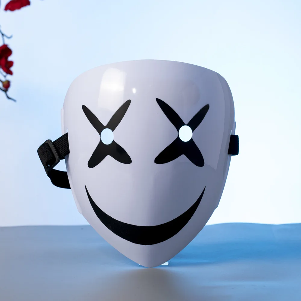 Leech Mask New Smiling Bullet Mask PVC Grimace V-word Clown Plastic Black Indentured Masques Halloween Makeup Play Props
Leech Mask New Smiling Bullet Mask PVC Grimace V-word Clown Plastic Black Indentured Masques Halloween Makeup Play Props