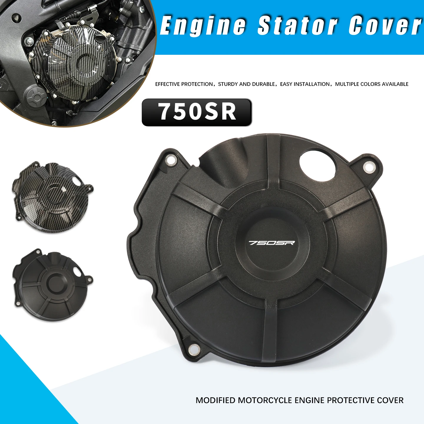 FOR 750SR Motorcycles Engine Stator Engine Cover Protection Case For 750SR 750 SR Engine Protectors Covers
FOR 750SR Motorcycles Engine Stator Engine Cover Protection Case For 750SR 750 SR Engine Protectors Covers