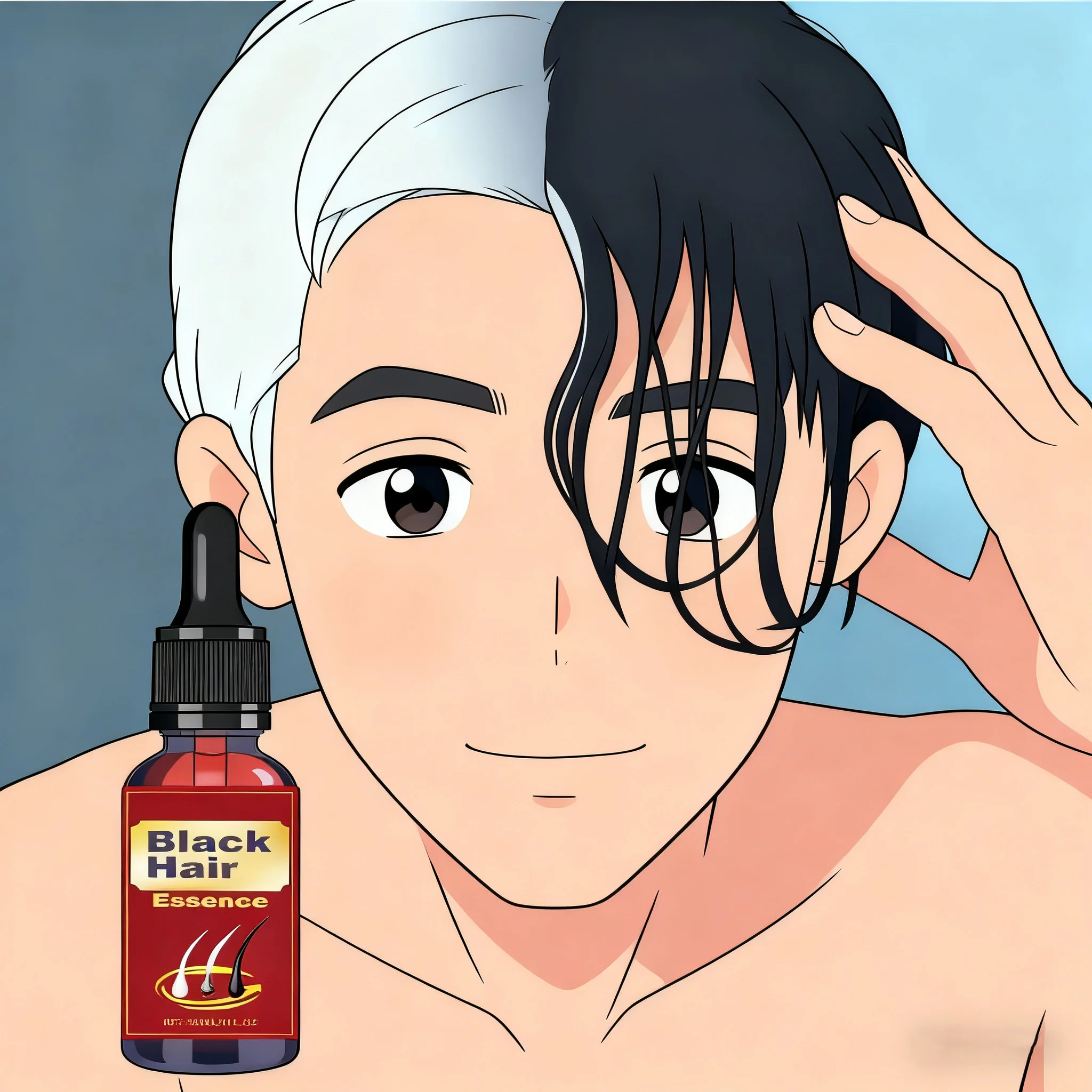 100% effective 7-day natural black hair White hair turning black tutorial Dyed black hair
100% effective 7-day natural black hair White hair turning black tutorial Dyed black hair