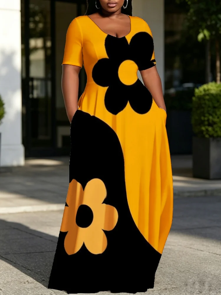 Vintage Sexy American Dresses Holiday Summer 2026 Short Sleeve Waisted Maxi Long Robe Women's Printing Sundresses 5XL
Vintage Sexy American Dresses Holiday Summer 2026 Short Sleeve Waisted Maxi Long Robe Women's Printing Sundresses 5XL