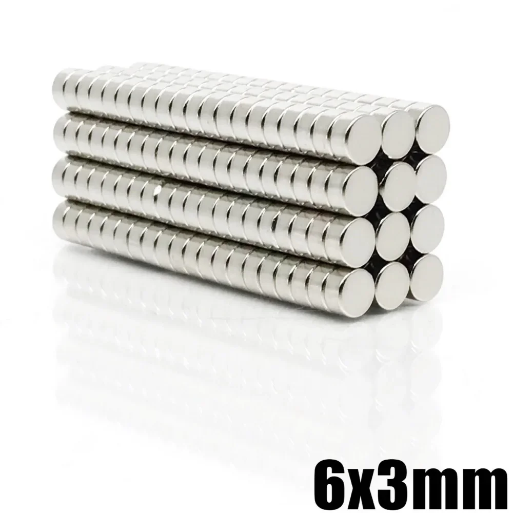 50-2000Pcs Neodymium magnet 6x3 Rare Earth small Strong Round permanent 6*3mm fridge Electromagnet NdFeB nickle magnetic DISC
50-2000Pcs Neodymium magnet 6x3 Rare Earth small Strong Round permanent 6*3mm fridge Electromagnet NdFeB nickle magnetic DISC