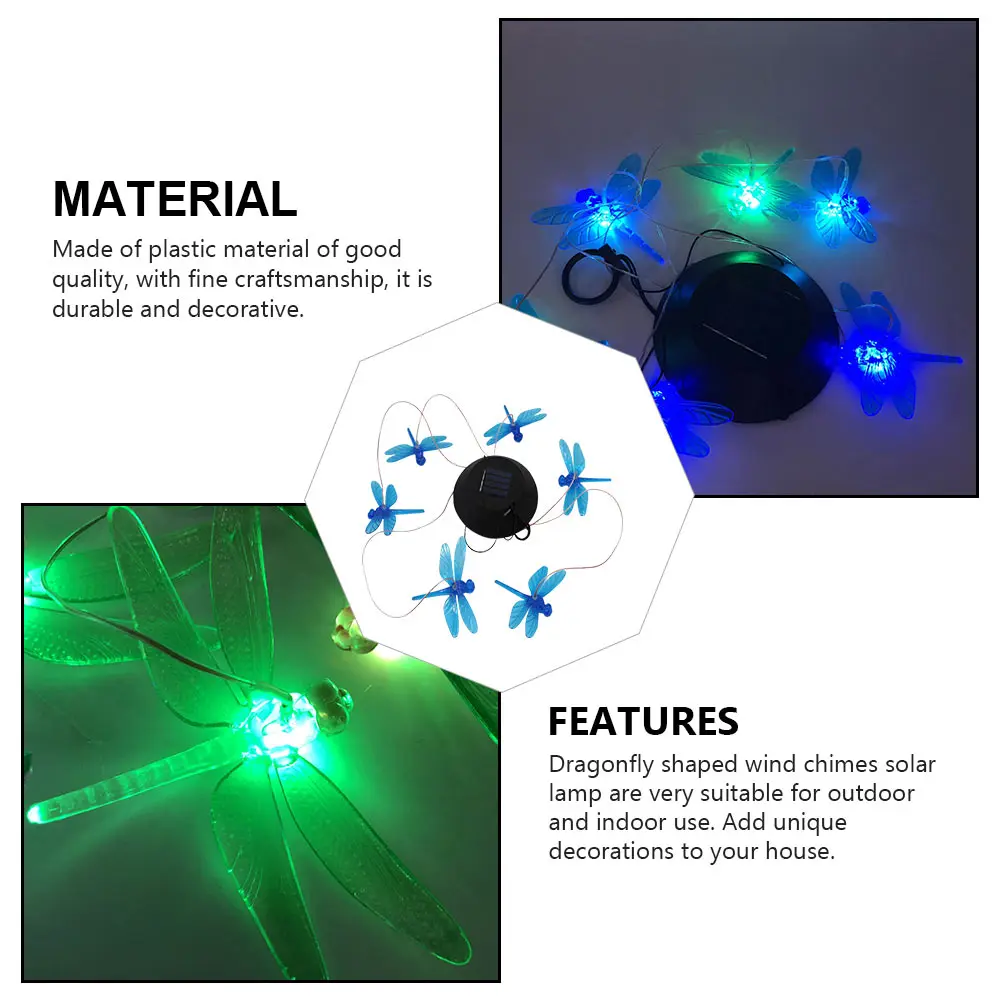 Solar Dragonfly Light Plastic Material Automatic Charging Outdoor Indoor Decor Garden Hanging Lamp Color Changing Night
Solar Dragonfly Light Plastic Material Automatic Charging Outdoor Indoor Decor Garden Hanging Lamp Color Changing Night